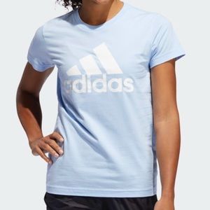 ADIDAS Amplifier Tee Blue White Large